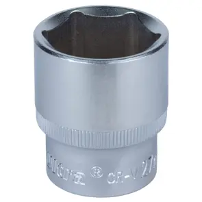 Насадка шестигранная короткая 1/2" 27мм CrV ULTRA (6070272) №2