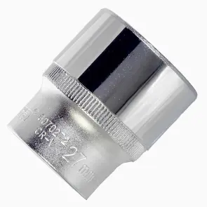 Насадка шестигранная короткая 1/2" 27мм CrV ULTRA (6070272) №6