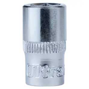Насадка шестигранна коротка 1/4" 9мм CrV ULTRA (6060092) №1