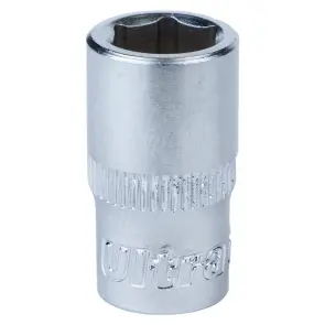 Насадка шестигранна коротка 1/4" 9мм CrV ULTRA (6060092) №2