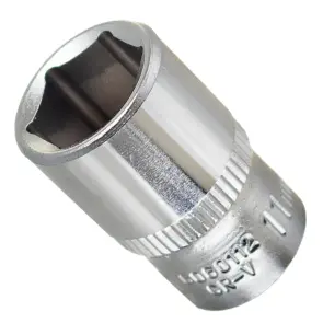 Насадка шестигранна коротка 1/4" 11мм CrV ULTRA (6060112) №5