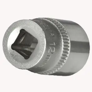 Насадка шестигранна коротка 1/4" 12мм CrV ULTRA (6060122) №7