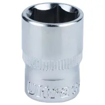 Насадка шестигранна коротка 1/4" 13мм CrV ULTRA (6060132)