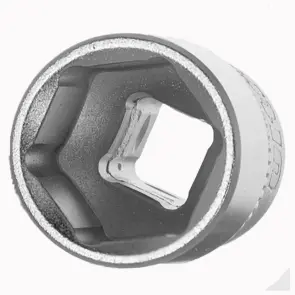 Насадка шестигранна коротка 1/4" 13мм CrV ULTRA (6060132) №7