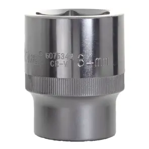 Насадка шестигранна 3/4" 34мм CrV ULTRA (6075342) №3