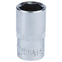 Насадка шестигранна коротка 1/4" 10мм CrV ULTRA (6060102)
