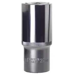 Насадка шестигранна довга 1/2" 27мм CrV ULTRA (6072272) №1