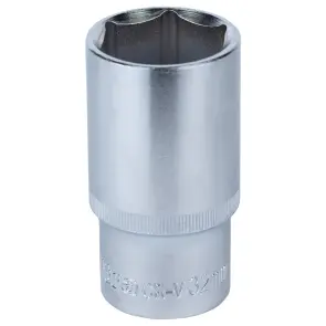Насадка шестигранна довга 1/2" 32мм CrV ULTRA (6072322) №2