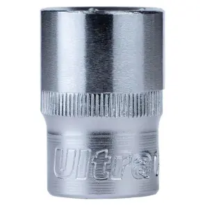 Насадка шестигранна коротка 1/2" 19мм CrV ULTRA (6070192) №1