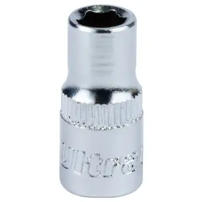 Насадка шестигранна коротка 1/4" 6мм CrV ULTRA (6060062) №1