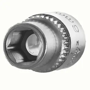 Насадка шестигранна коротка 1/4" 6мм CrV ULTRA (6060062) №5