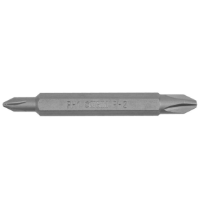 Набор бит двухсторонних PН1-PН2×65мм 1/4" 10шт S2 Chrome (лента) SIGMA (4011151) №1