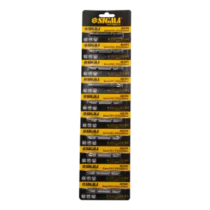 Набор бит двухсторонних PН1-PН2×65мм 1/4" 10шт S2 Chrome (лента) SIGMA (4011151) №2