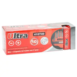 Набір біт + адаптер 7шт S2 (пласт кейс) ULTRA (4013102) №4