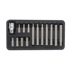 Набір біт HEX 1/2" 15шт S2 (пласт кейс) ULTRA (4013212) №1