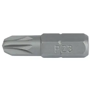 Набір біт PZ3×25мм 1/4" 25шт S2 (пласт кейс) ULTRA (4010602) №1