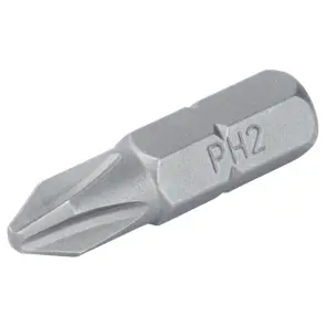 Набір біт PН2×25мм 1/4" 25шт S2 (пласт кейс) ULTRA (4010202) №3
