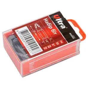Набір біт PН2×25мм 1/4" 25шт S2 (пласт кейс) ULTRA (4010202) №5