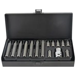 Набір біт TORX 10мм 15шт S2 (метал кейс) ULTRA (4016912) №1