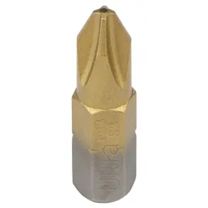 Біти PH2×25мм ¼" 10шт S2 TIN (блістер) ULTRA (4014152) №2