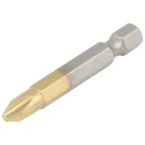 Біти PH2×50мм ¼" 10шт S2 TIN (блістер) ULTRA (4014212) №4