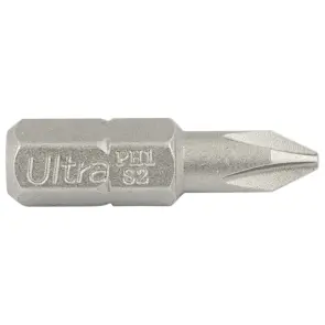 Биты PH1×25мм ¼" 10шт S2 (блистер) ULTRA (4014632) №3