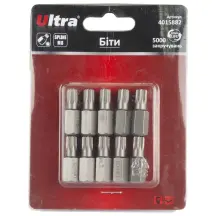 Биты Spline M8×30мм 10мм 10шт S2 (блистер) ULTRA (4015882)