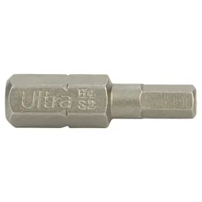 Биты HEX 4×25мм ¼" 10шт S2 (блистер) ULTRA (4014992) №3