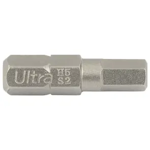 Біти HEX 5×25мм ¼" 10шт S2 (блістер) ULTRA (4015002) №3