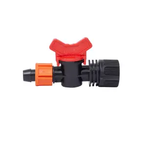 Кран для капельной ленты Ø16мм в/с 3/4" FLORA (5079634) №2