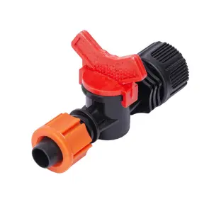 Кран для капельной ленты Ø16мм в/с 3/4" FLORA (5079634) №4