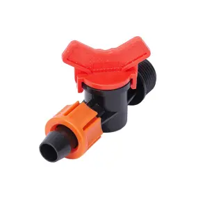 Кран для капельной ленты Ø16мм н/р 3/4" FLORA (5079644) №2