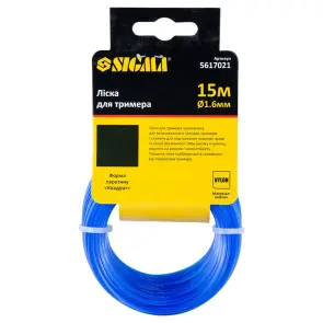 Леска для триммера квадрат Ø1.6мм 15м SIGMA (5617021) №2