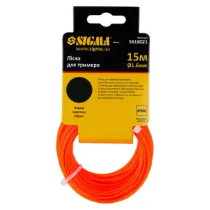 Ліска для тримера коло Ø1.6мм 15м SIGMA (5618021) №2