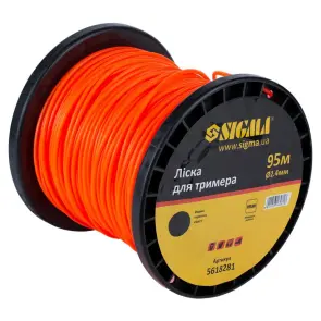 Ліска для тримера коло Ø2.4мм 95м котушка SIGMA (5618281) №2