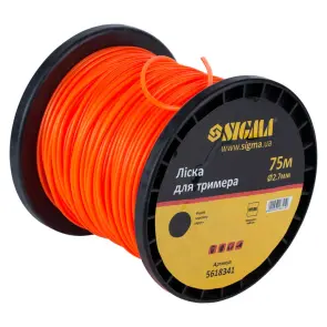 Ліска для тримера коло Ø2.7мм 75м котушка SIGMA (5618341) №2