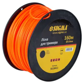 Ліска для тримера коло Ø3.0мм 160м котушка SIGMA (5618411) №2