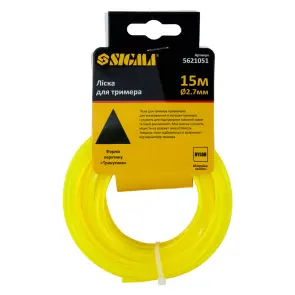 Ліска для тримера трикутник Ø2.7мм 15м SIGMA (5621051) №2
