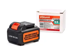 Аккумулятор Li-Ion 18В, 2.0 Ач Sturm CD3218LB-998 №1