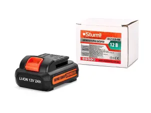 Аккумулятор Li-Ion 12В, 2.0 Ач Sturm CD3212LB-998 №1