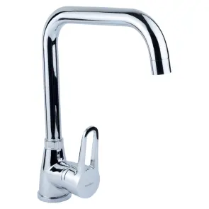 Смеситель HL Ø35 для кухни Г-гусь на гайке AQUATICA HL-4B230C (9734110) №2