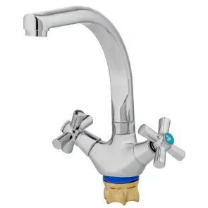 Смеситель PL 1/2" для кухни Г-гусь на гайке AQUATICA PL-4B255C (9777120) №2