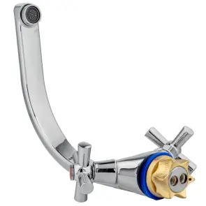 Смеситель PL 1/2" для кухни Г-гусь на гайке AQUATICA PL-4B255C (9777120) №4
