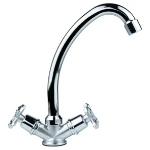 Смеситель QN 1/2" для кухни эконом на шпильке (КРАТНО 2шт) AQUATICA QN-2B158C (9786100) №3