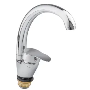 Змішувач s07 Ø40 для кухні гусак вухо на гайці TAU SE-4B145C (9807150) №3