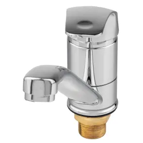 Смеситель s40 Ø40 для кухни гусь прямой 250мм на гайке TAU SL-1B243C (9840110) №3