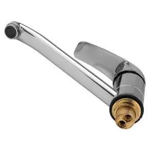 Смеситель s40 Ø40 для кухни гусь прямой 250мм на гайке TAU SL-1B243C (9840110) №5