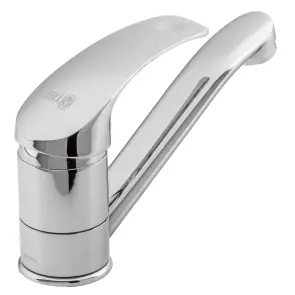 Смеситель s40 Ø40 для кухни гусь прямой 250мм на шпильке TAU SL-2B243C (9840130) №6