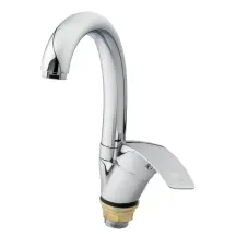 Смеситель s40 Ø40 для кухни гусь ухо на гайке TAU SL-4B143C (9840140)