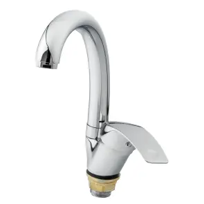 Смеситель s40 Ø40 для кухни гусь ухо на гайке TAU SL-4B143C (9840140) №1